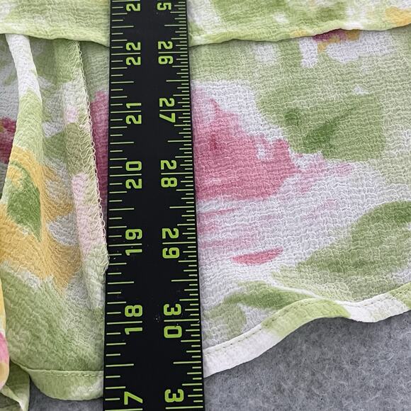 Emma James Skirt SZ 10 Petite Hi Lo Pastel Water Colors Fairy Whimsey Romantic - Picture 12 of 12